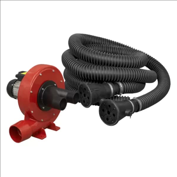 Genuine SEALEY EFS102 Exhaust Fume Extraction System 230V - 370W - Twin Duct