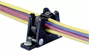 Cable mount self sealing heat stabilised Black