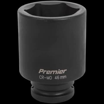 Sealey 3/4" Drive Deep Hexagon Impact Socket Metric 3/4" 46mm