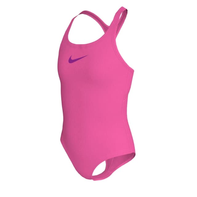 Nike Solid Swimsuit Hyper Pink female 11-12 (L)