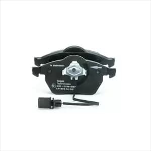 DELPHI Brake pad set VW,AUDI,SKODA LP1672 4B0615116A,4B0615116F,4B0615116G 4B0698151,4B0698151A,4B0698151AB,4B0698151AF,4B0698151B,4B0698151E