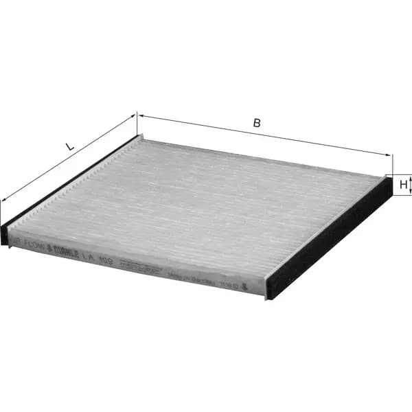 Pollen Air Filter (Standard) La109 70368548 By Mahle Original