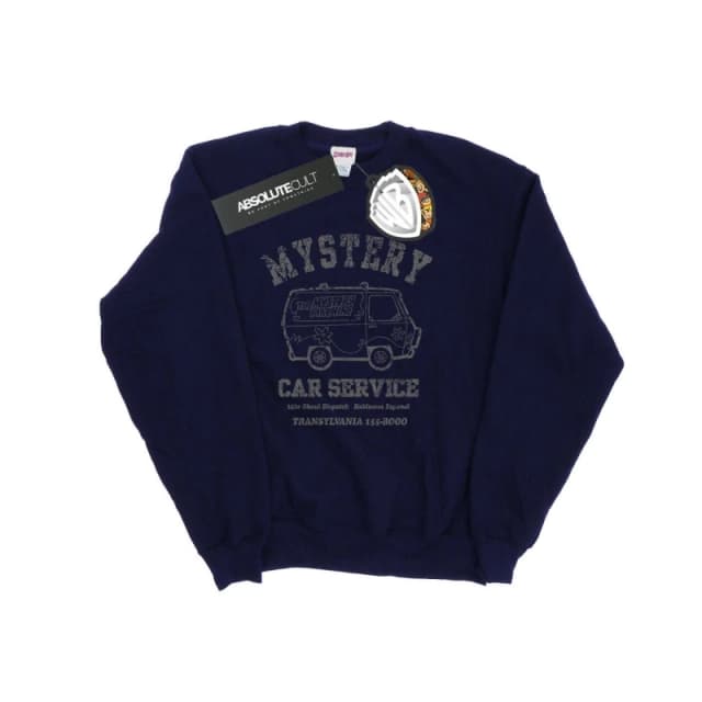 Scooby Doo Scooby Doo Men Mystery Car Service Sweatshirt in Navy Size: 3X-Large Navy XXXL Male 5057736627549