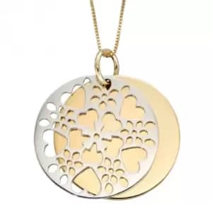 9ct Gold Mandala Multi Disc Drop Pendant GP2294