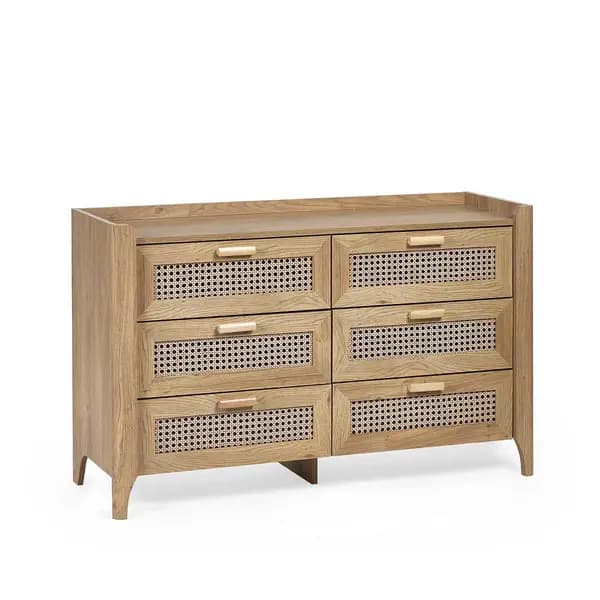 Julian Bowen Sydney 6 Drawer Wide Chest SYD004