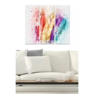 MDF2561511 Multicolor Decorative MDF Painting (3 Pieces)