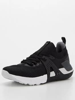 Under Armour Training Project Rock 4 - Black/White, Size 11, Men