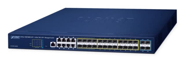 PLANET GS-5220-16S8CR network switch Managed L2+ Gigabit Ethernet (10/