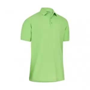 Callaway 2022 EMEA VENTILATED HEAT POLO SUMMER GREEN HTR - L