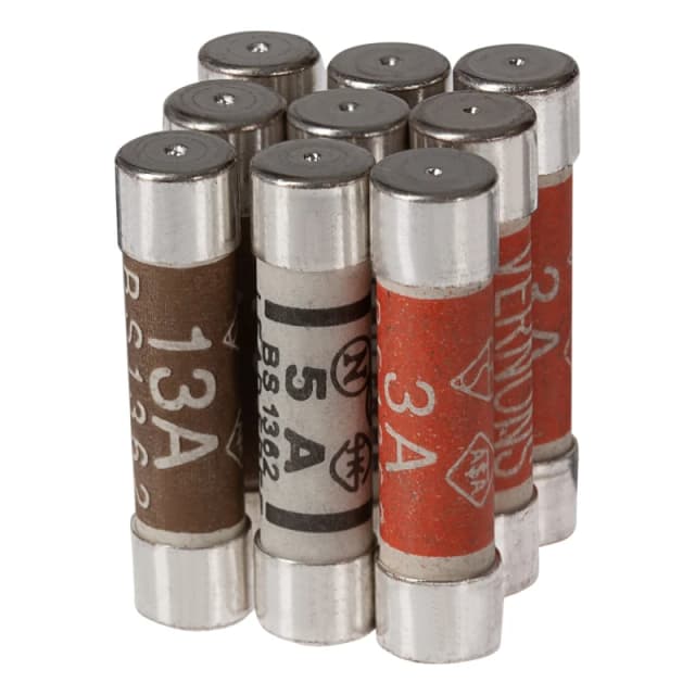 Maplin Mixed Pack of Plug Fuses 3A/5A/13A BS1362 25.4 x 6.4mm - Pack o