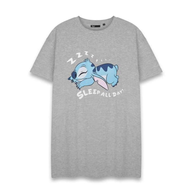 Disney Short Sleeve Nightdress Grey female