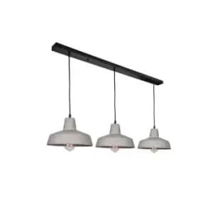 Askas Line Bar Light 3 Light Concrete