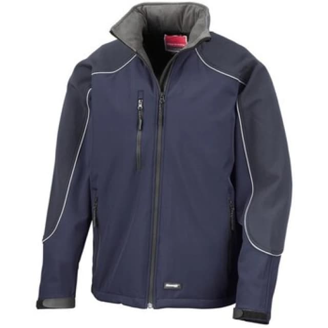 Result Result Men Ice Fell Hooded Soft Shell Jacket in Navy Size: X-Small Navy XS Male 5063527164773
