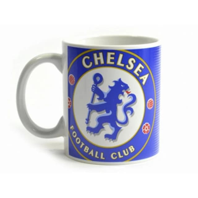 Chelsea FC Halftone 0.3kg Boxed Mug Blue unisex