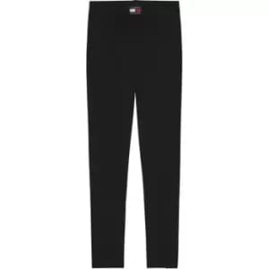 Tommy Jeans Tjw Center Badge Slit Legging - Black