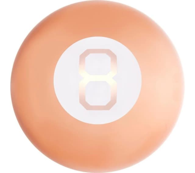 GLOBAL GIZMOS 51329 Magic 8 Ball - Rose gold 5025301513290