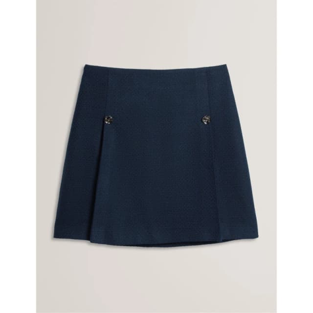 Ted Baker Womens Mini Skirt Navy female 8 (XS)