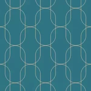 Superfresco Colours Eternity Teal Wallpaper