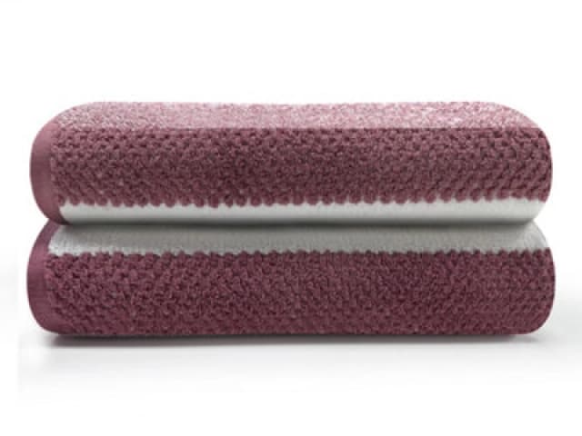 Gc Gaveno Cavailia Stripe Bath Sheets 90X140 Towels Pink Set Of 2 Fast Drying & Water Absorbent Hotel Quality Cotton Towels Set