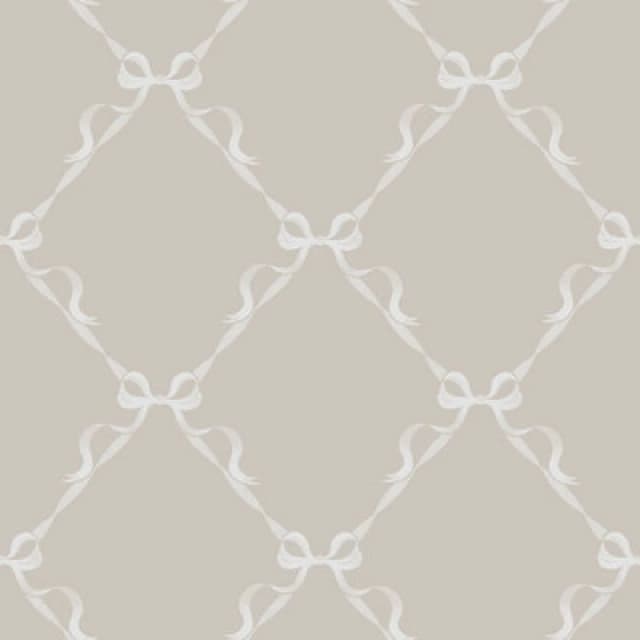 Holden Decor Tied With A Bow Warm Grey Children's Wallpaper, Grey 14031