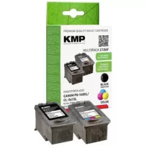 KMP Ink replaced Canon PG560XL (3712C001), CL561XL (3730C001) Compatible Set CMYK C136V 1581,4005