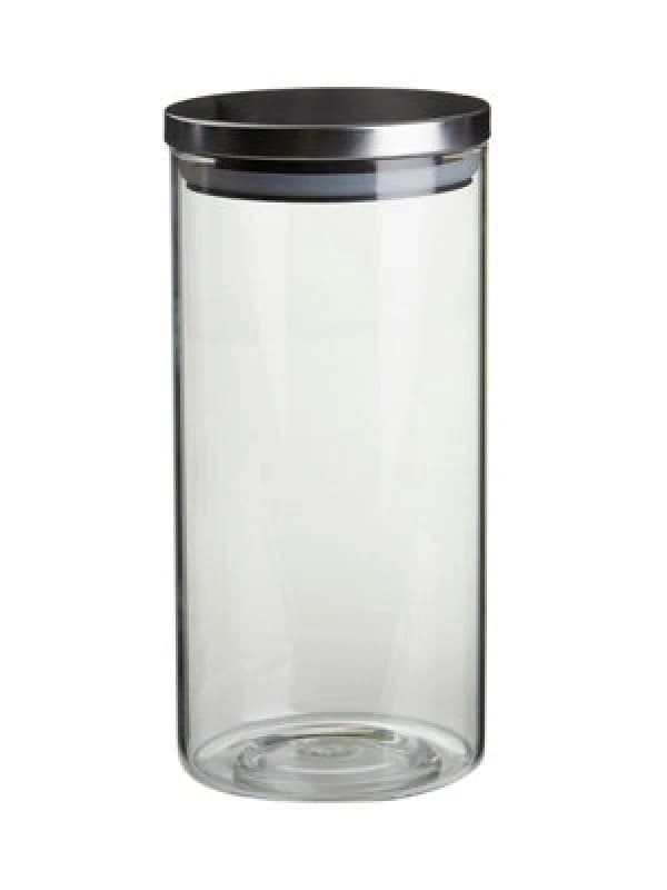 Interiors by Premier Freska 1300ml Storage Jar Silver
