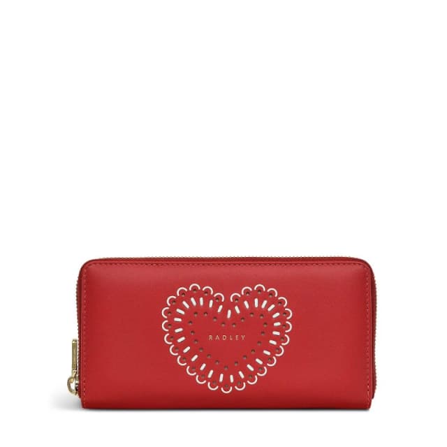 RADLEY Valentines Leather Purse - Red Red One Size