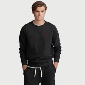 Polo Ralph Lauren Mens Fleece Sweatshirt - Polo Black - L