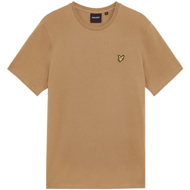 Lyle and Scott Basic Logo T Shirt Tigers Eye male M