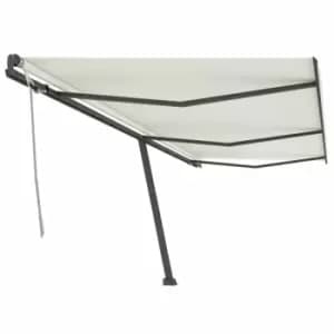 Vidaxl - Freestanding Manual Retractable Awning 600x300cm Cream Cream