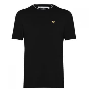 Lyle and Scott Patch Logo T-Shirt - Jet Black Z865