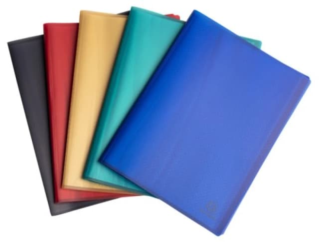 Exacompta OPAK Recycled Display Book 30 Pockets (5 Pack) A4 Assorted 78530E