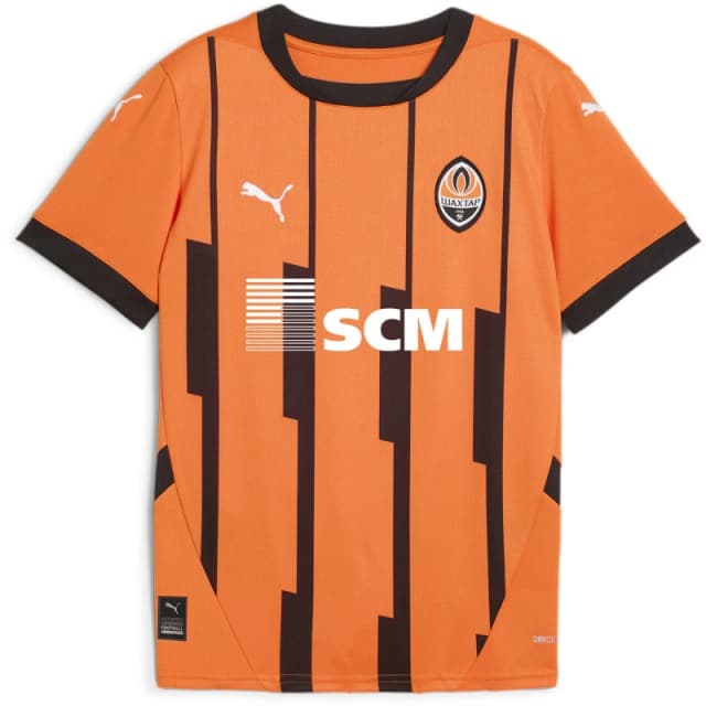 Puma FC Shakhtar Donetsk Home Shirt 2024 2025 Juniors - Orange Orange 7 - 8 Years