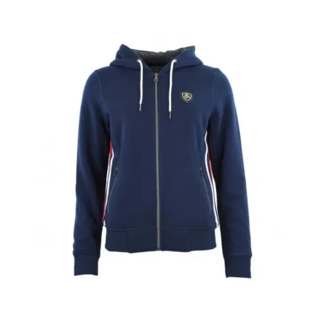 Peak Mountain Sweatshirt fleece woman Peak Mountain Acharles Bleu Female S