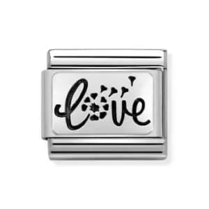 Nomination Classic Silver Love with Dandelion Charm