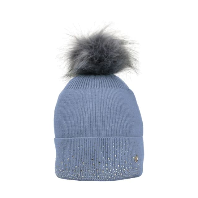 Hy Synergy Diamante Beanie in Duck Egg Blue Duck Egg Blue Unisex One Size