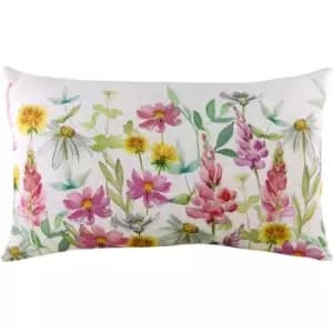 Evans Lichfield Ava Wild Flowers Cushion Cover (One Size) (Multicoloured)