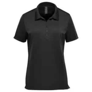 Stormtech Womens/Ladies Treeline Performance Polo Shirt (L) (Black)