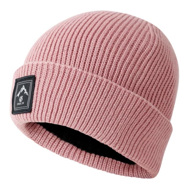 Dare 2b Dare 2b Rider Fleece Lined Insulating Beanie Hat in Pale Pink Pale Pink One Size Unisex 5063516177333