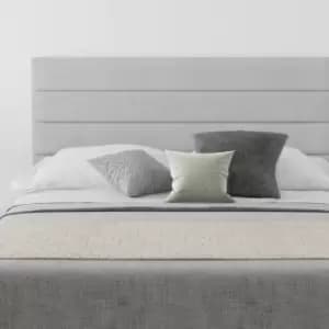 Aspire - Kelly Upholstered Headboard, Kimiyo Linen, Silver - Headboard 60cm Size Single (90x190)