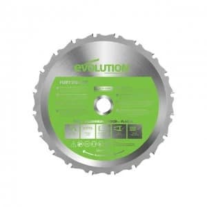 Evolution FURYA Multi Purpose TCT Circular Saw Blade 210 x 25.4mm x 20T