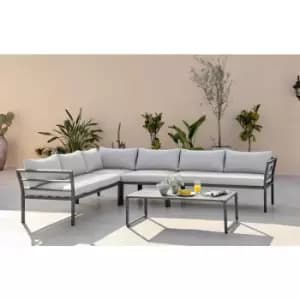 Montenegro Outdoor Sofa Set 6 Seat Grey