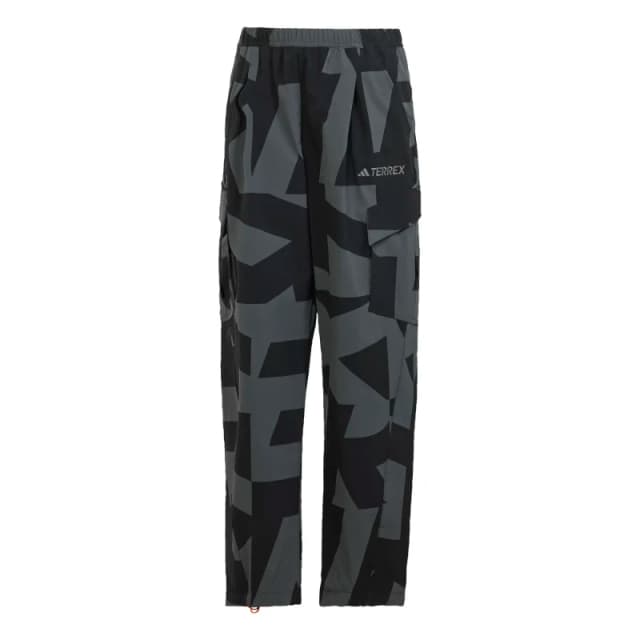 Printed womens cargo trousers adidas Terrex Xploric Noir Female M