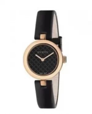 Gucci Diamantissima Black Diamante Dial Womens Watch YA141501 YA141501