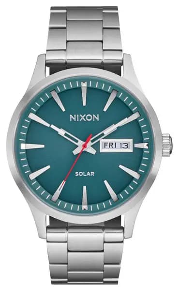 Nixon A1346-5165-00 Sentry Solar (40mm) Blue Dial / Watch