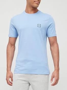 Hugo Boss Tales Chest Logo T-Shirt Pastel Blue Size L Men