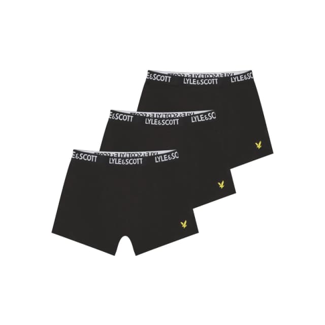 Lyle and Scott Lyle and Scott Lyle 3Pk Core Trunk - Black 11 - 12 Years Male