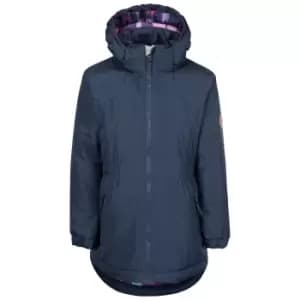 Trespass Girls Bertha Waterproof Jacket (7-8 Years) (Navy)