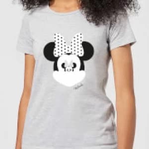 Disney Mickey Mouse Minnie Mouse Mirror Ilusion Womens T-Shirt - Grey - 3XL