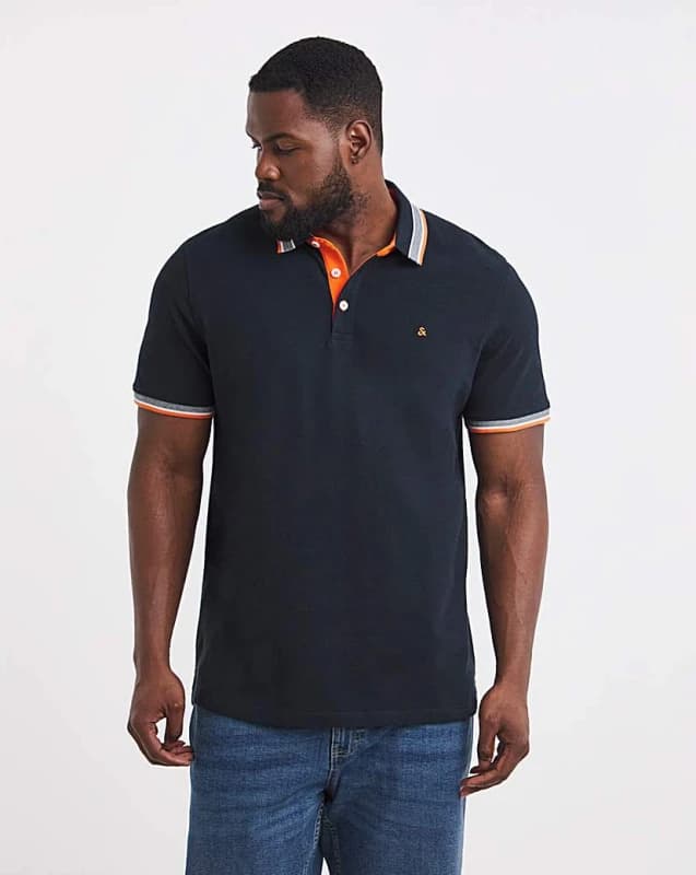 jack & jones Jack & Jones Premium Paulos Polo - Navy Navy - JACK & JONES - Size: 1XL(50) Navy Male 1XL(50) LP99003